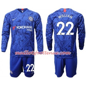 Maillot/Tenue Chelsea Willian 22 Enfant Domicile 2019/2020 Manche Longue